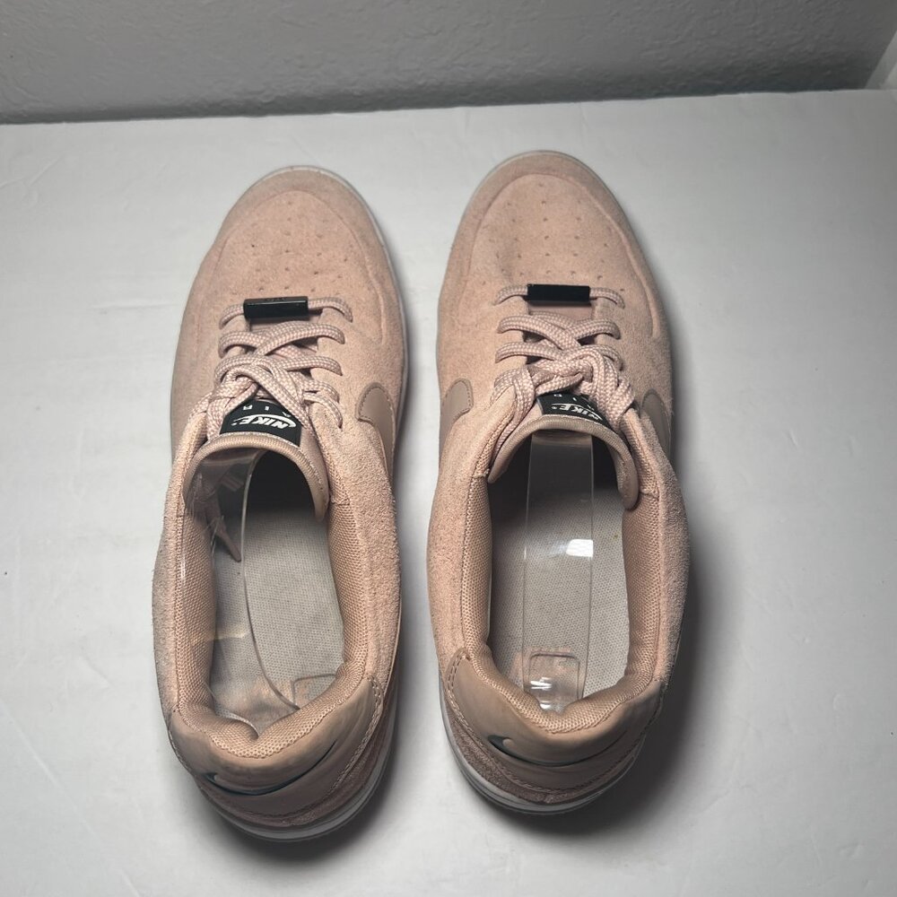 Nike Air Force 1 Sage Low Beige Suede Sneakers AR5339-203 - Picture 7 of 12